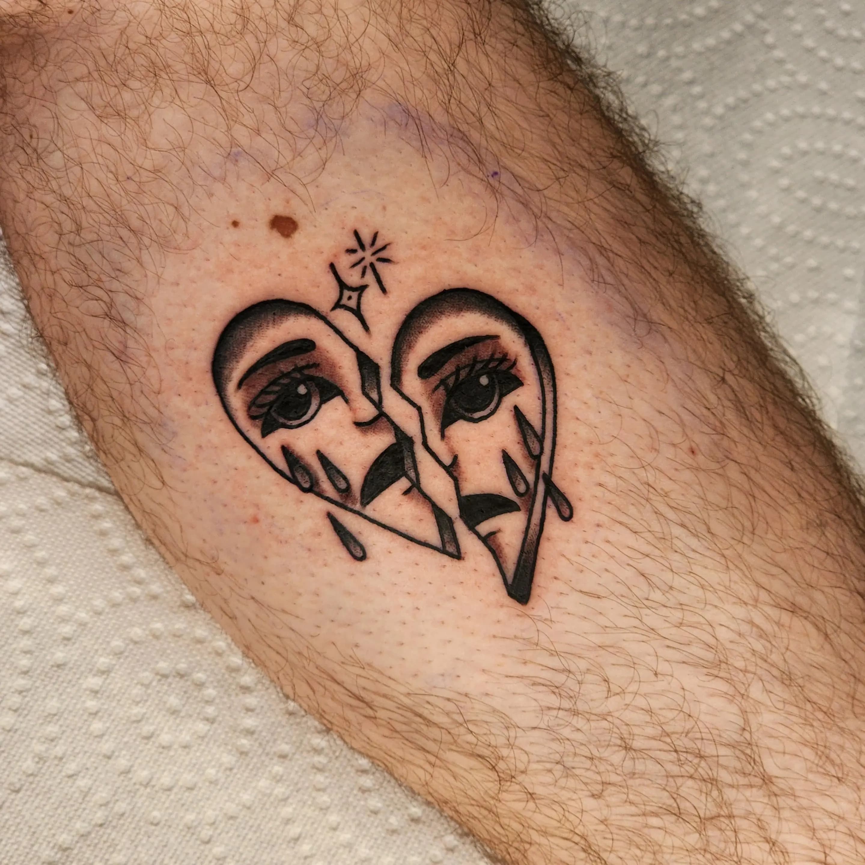 Raphael Langevin - Broken Heart Tattoo