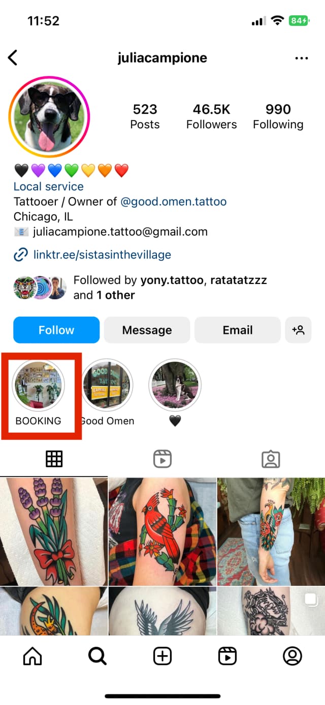 Instagram Profile